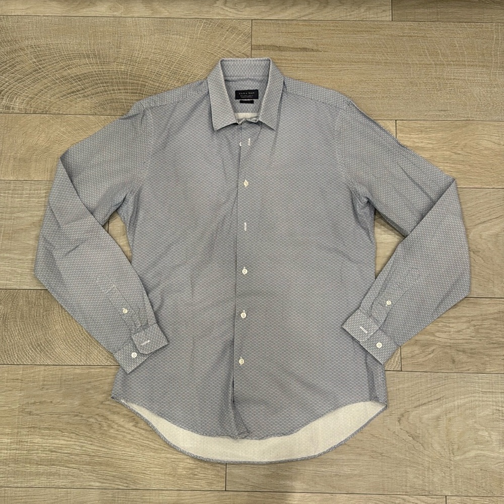 Zara Printed Button-Up Shirt